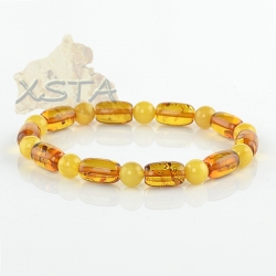 Cognac matt amber bracelet
